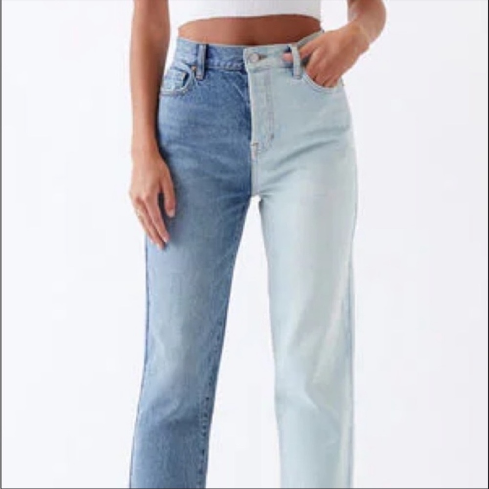 PacSun Two Toned High-waisted jean